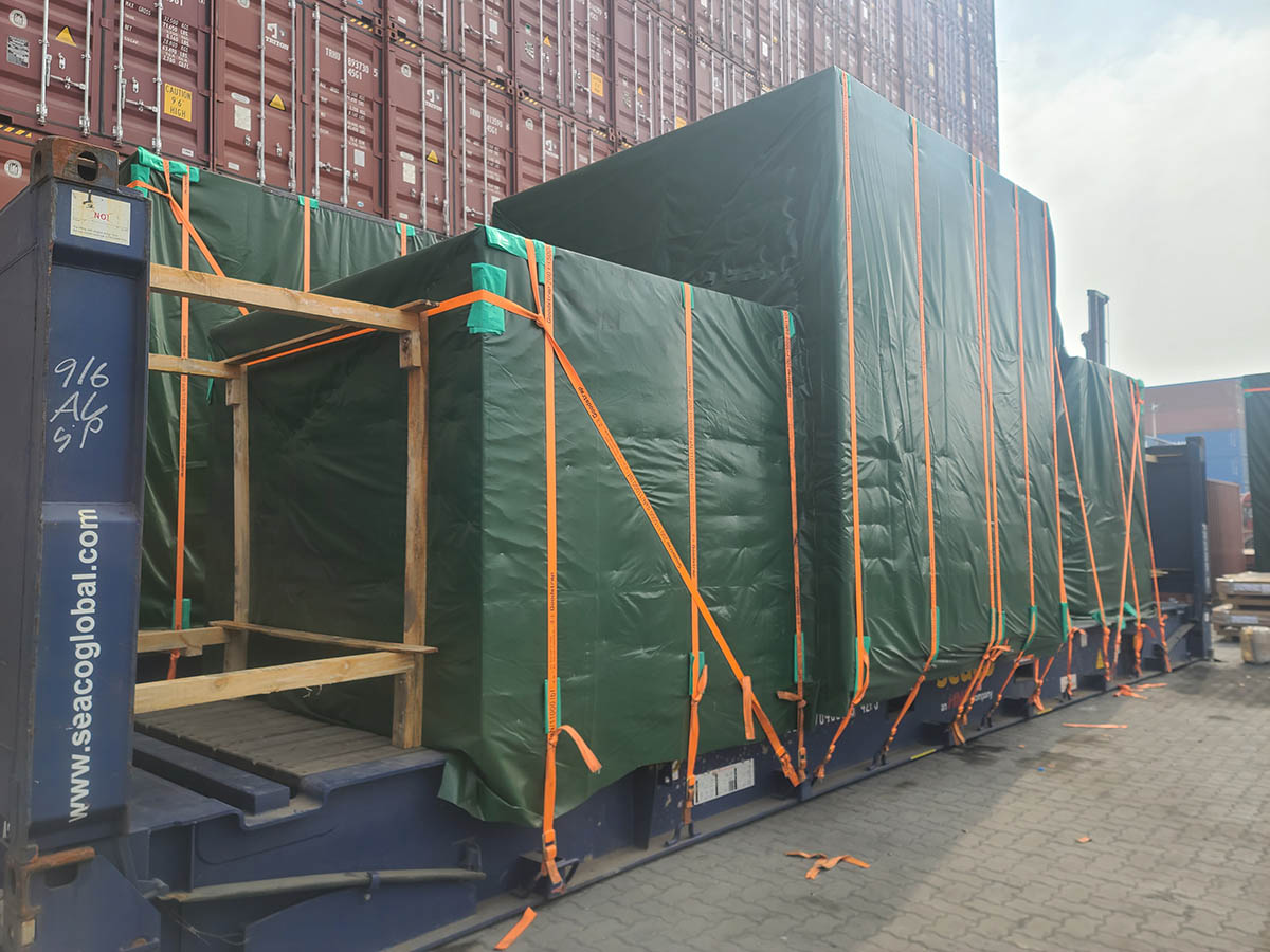 Export of special cabinets for steel coils